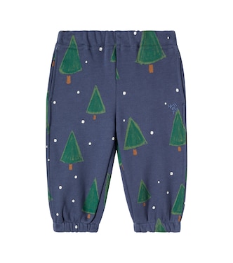 Baby Cass printed cotton sweatpants | Wheat