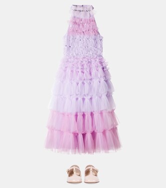 Blue Jean embellished tulle dress | Tutu Du Monde