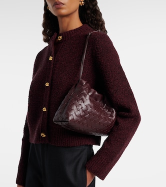 Notte S号Intrecciato编织皮革小袋 | Bottega Veneta