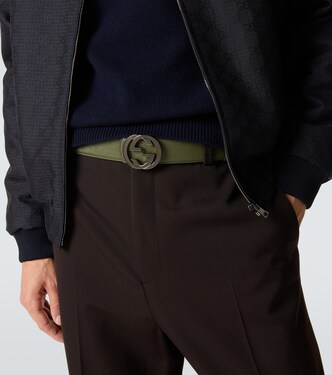 Wendbarer Gürtel Double G aus Leder | Gucci