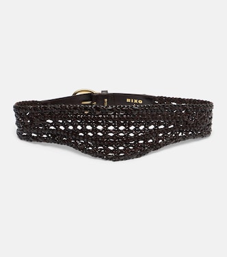 Roxelle woven leather belt | Rixo