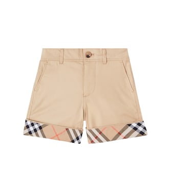 Burberry Check cotton shorts | Burberry Kids