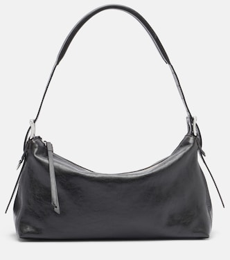 Belted leather shoulder bag | Lemaire