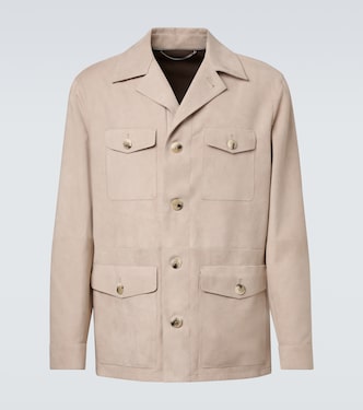 Suede field jacket | Canali