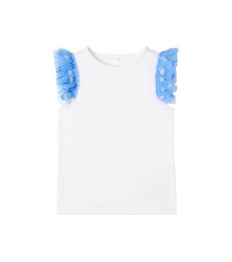 Top en coton et tulle | Stella McCartney Kids