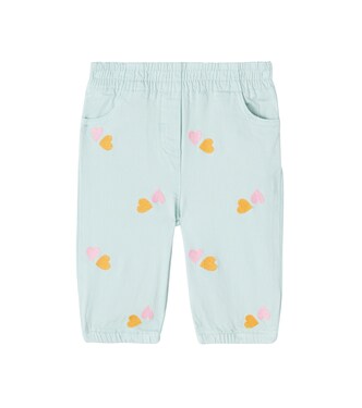 Baby Hose Hearts aus Baumwoll-Gabardine | Stella McCartney Kids