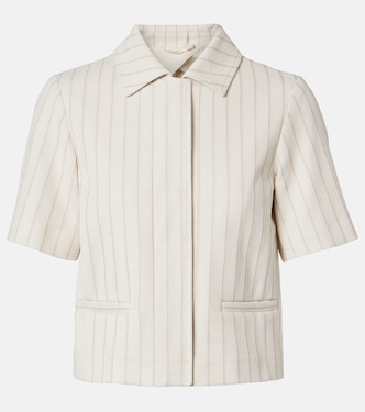 Striped cotton jacket | Max Mara