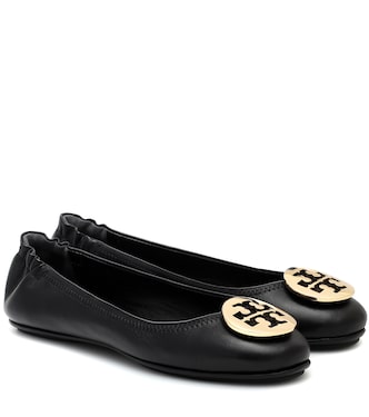 Minnie leather ballet flats | Tory Burch