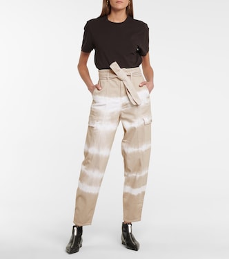 Tie-dye stretch-cotton pants | Stella McCartney