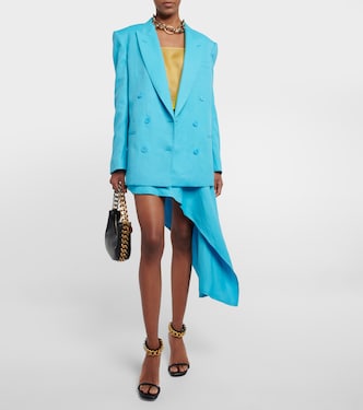 Minifalda asimétrica de sarga | Stella McCartney