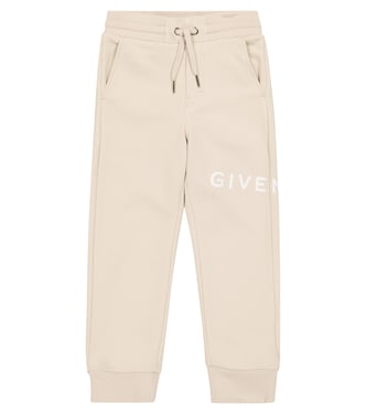 Logo cotton-blend sweatpants | Givenchy Kids