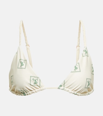Printed bikini top | Johanna Ortiz