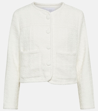 Chaqueta cropped White Label  de tweed  | Proenza Schouler
