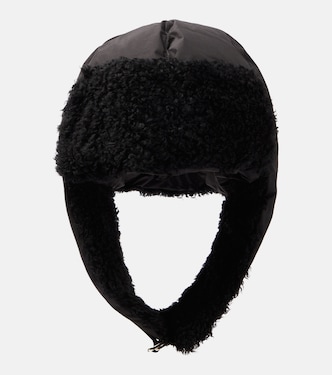 Cappello imbottito con shearling | Yves Salomon