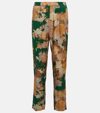 Pantaloni slim con stampa | Dries Van Noten