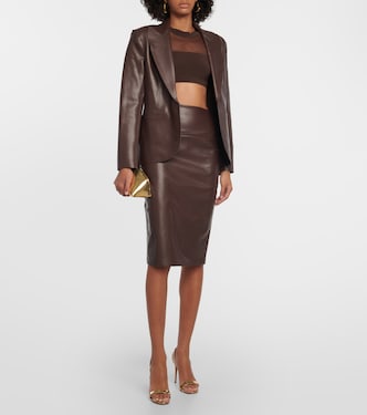 Mesh-paneled crop top | Norma Kamali