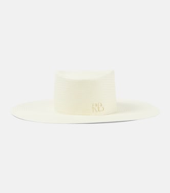 Bow-detail straw hat | Ruslan Baginskiy