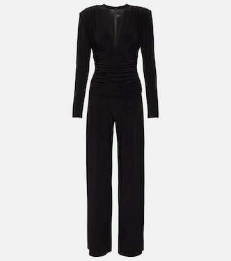 Ruched jersey jumpsuit | Norma Kamali
