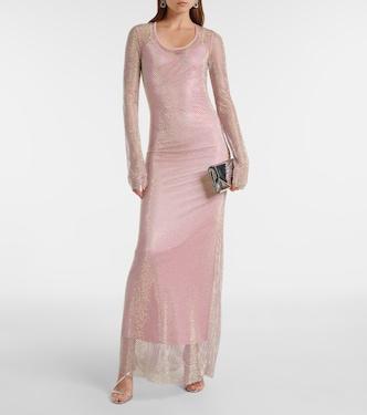 Vestido de fiesta de malla adornado | Sportmax