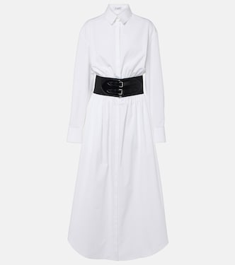 Hemdblusenkleid aus Baumwollpopeline | Alaïa