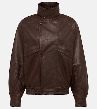 Bomberjacke aus Leder | Saint Laurent
