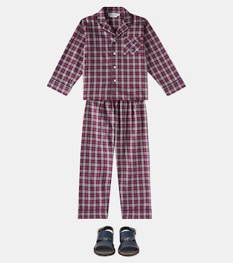 Pigiama Dormeur in cotone a quadri | Bonpoint