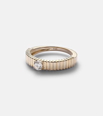 Ring Cher aus 14kt Gelbgold mit Diamant | Stone and Strand