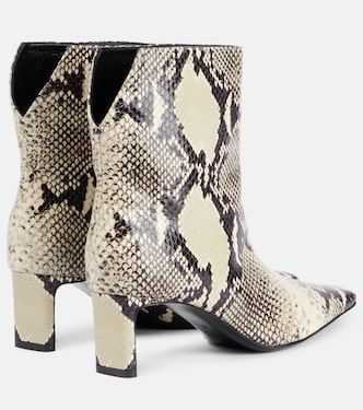 Botas altas Ona de piel estampada | Khaite