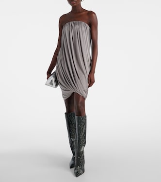Draped jersey minidress | The Attico