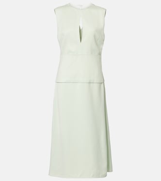 Midikleid aus Satin | Jil Sander