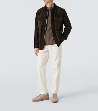Slip-on Triple Stitch in suede | Zegna