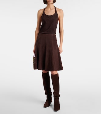 Gonna midi Rosalba in suede | Stouls