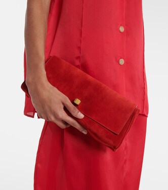 Pochette Audrey en daim | Khaite