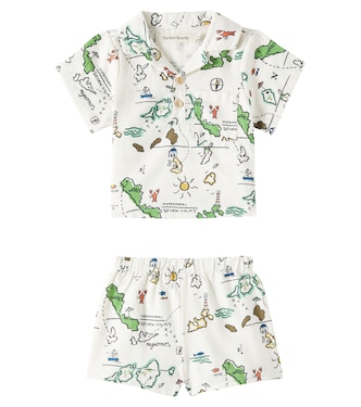 Baby Arkoi printed cotton shirt and shorts set | The New Society