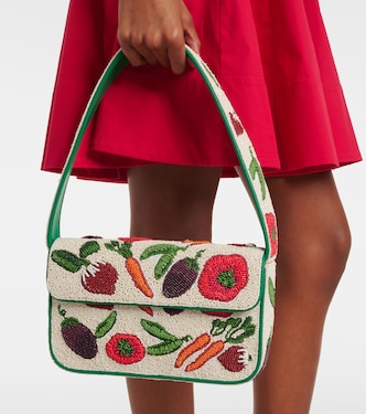 Tommy Small beaded shoulder bag | Staud