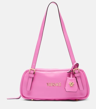 Versace Tag Bowling leather shoulder bag | Versace