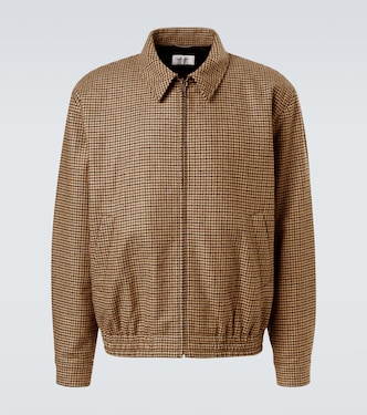 Chaqueta con pata de gallo | Saint Laurent