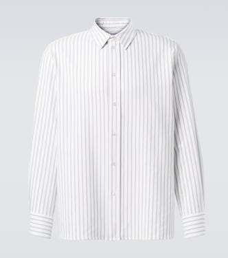 Camisa Cassandre de popelín de algodón | Saint Laurent