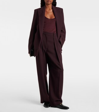 Weite High-Rise-Hose | Victoria Beckham