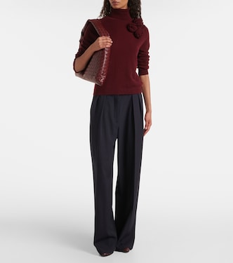 Wool and cashmere turtleneck sweater | Jardin des Orangers