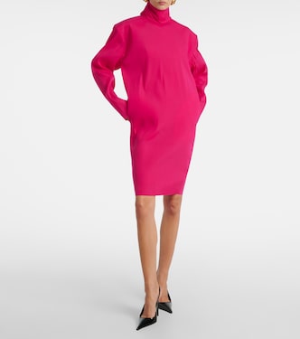 Silk-blend midi dress | Saint Laurent