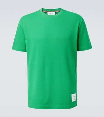 4-Bar cotton piqué T-shirt | Thom Browne