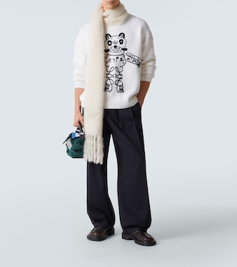 x Louis Wain embroidered wool sweater | Loewe