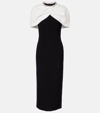 Crystal-embellished crêpe cocktail dress | Roland Mouret