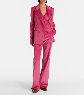 Vesta棉质灯芯绒微喇裤装 | Gabriela Hearst