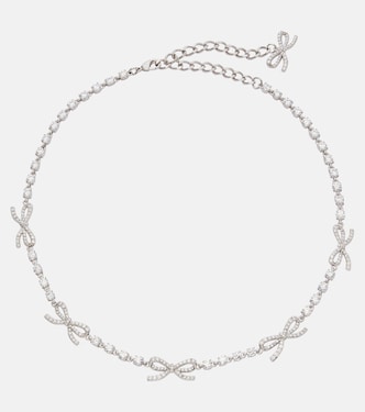 Crystal-embellished necklace | Self-Portrait