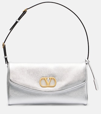 DeVain Small metallic leather shoulder bag | Valentino Garavani