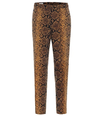 Pantaloni a stampa in lana | Dries Van Noten