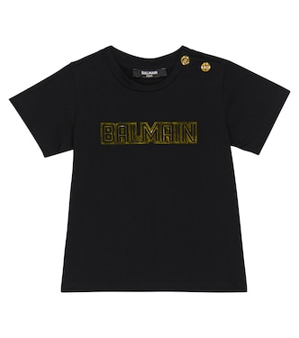 Baby - T-shirt in cotone con decorazioni | Balmain Kids
