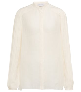 Bluse Anni aus Leinen und Seide | Gabriela Hearst